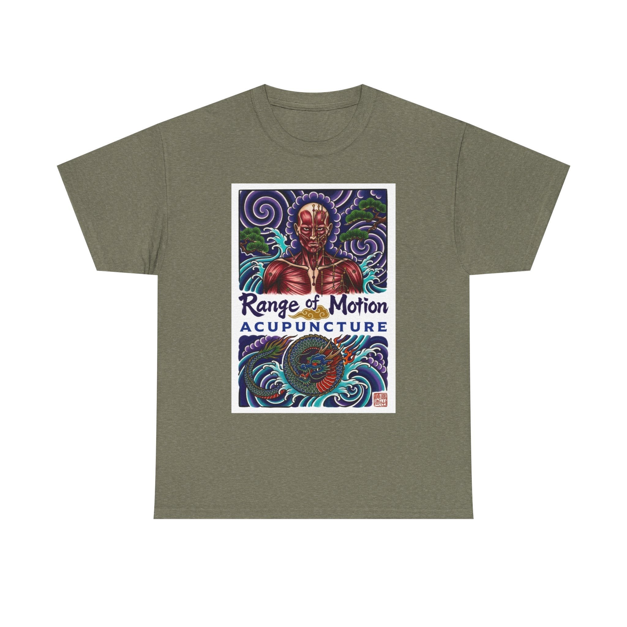 Range of Motion Acupuncture — Japanese Traditional Tattoo Art T-Shirt