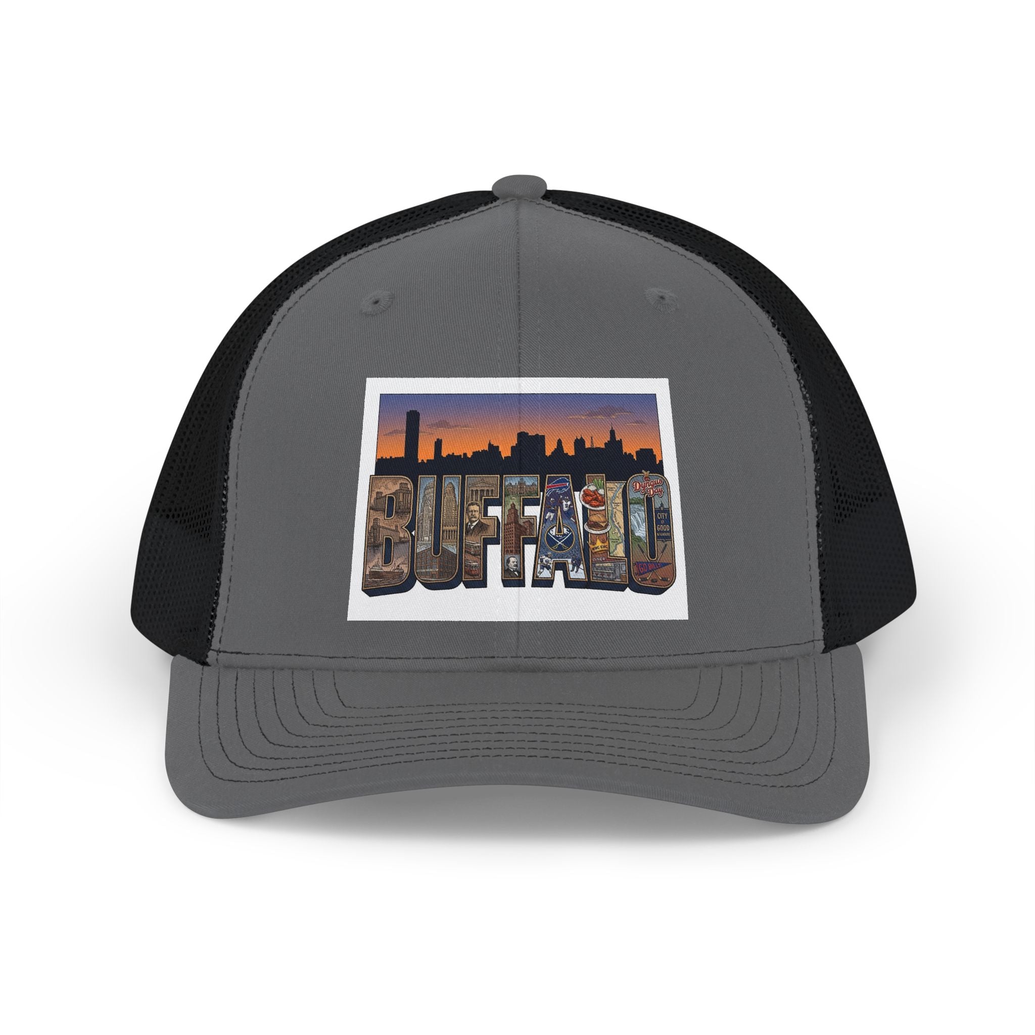 Buffalo Skyline Snapback Trucker Cap — 500 Seneca St Pride