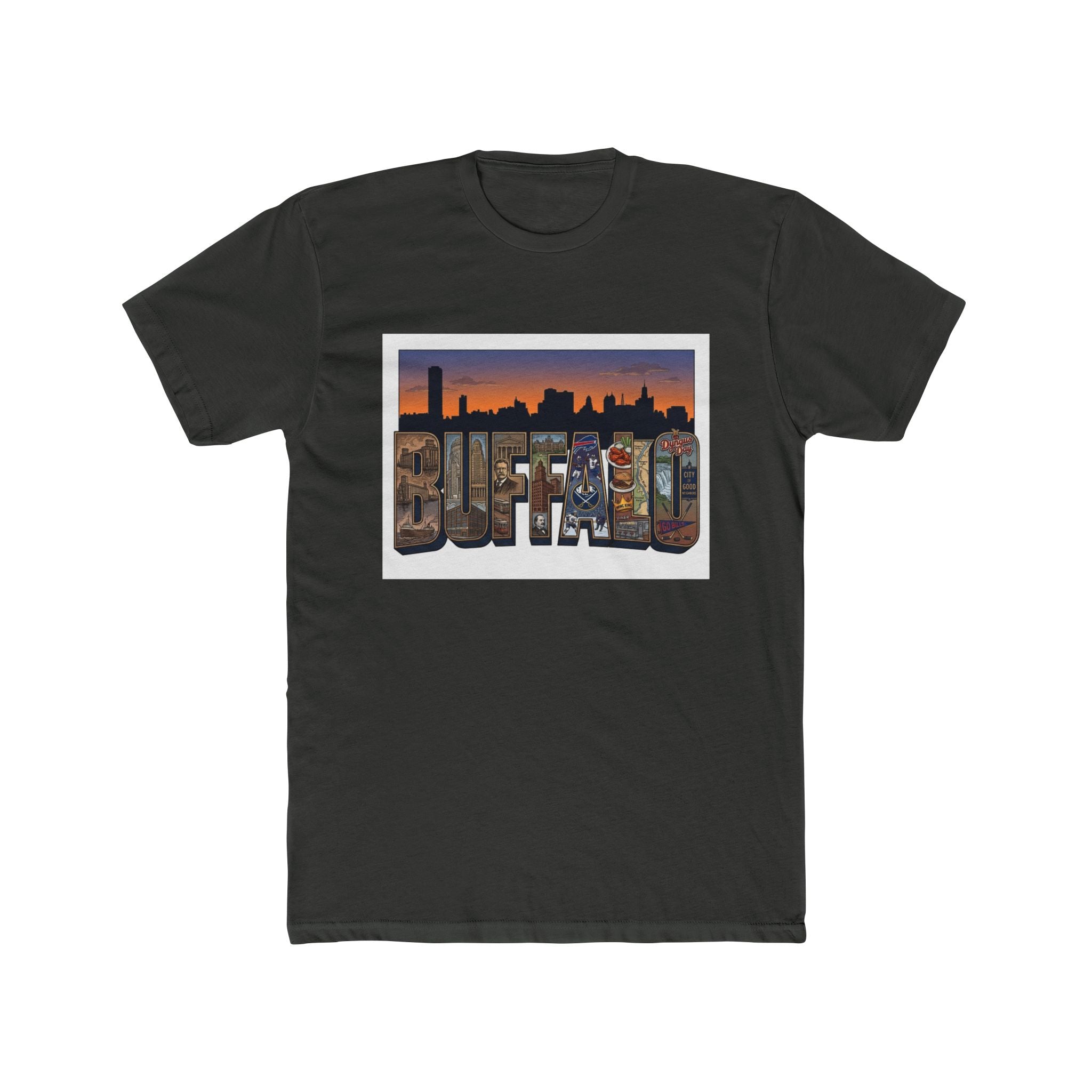 Burt Box Factory 500 Seneca St. Skyline T‑Shirt