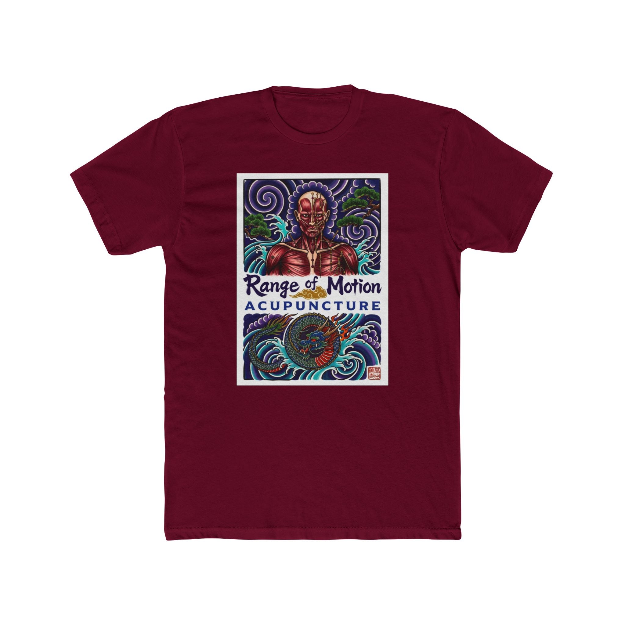 Range of Motion Acupuncture Japanese Tattoo Art Tee