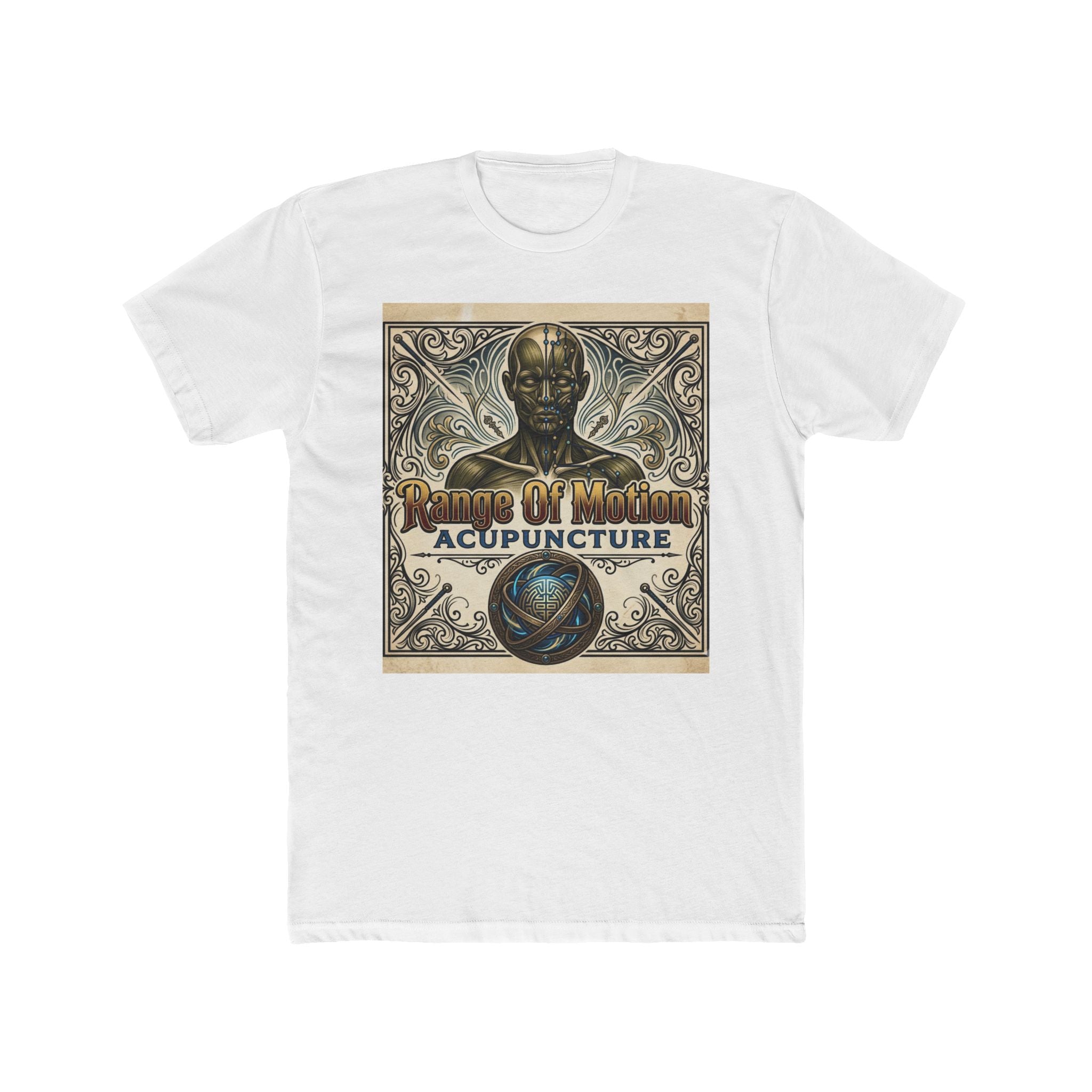 Range of Motion Acupuncture Neo-Traditional Tattoo Tee