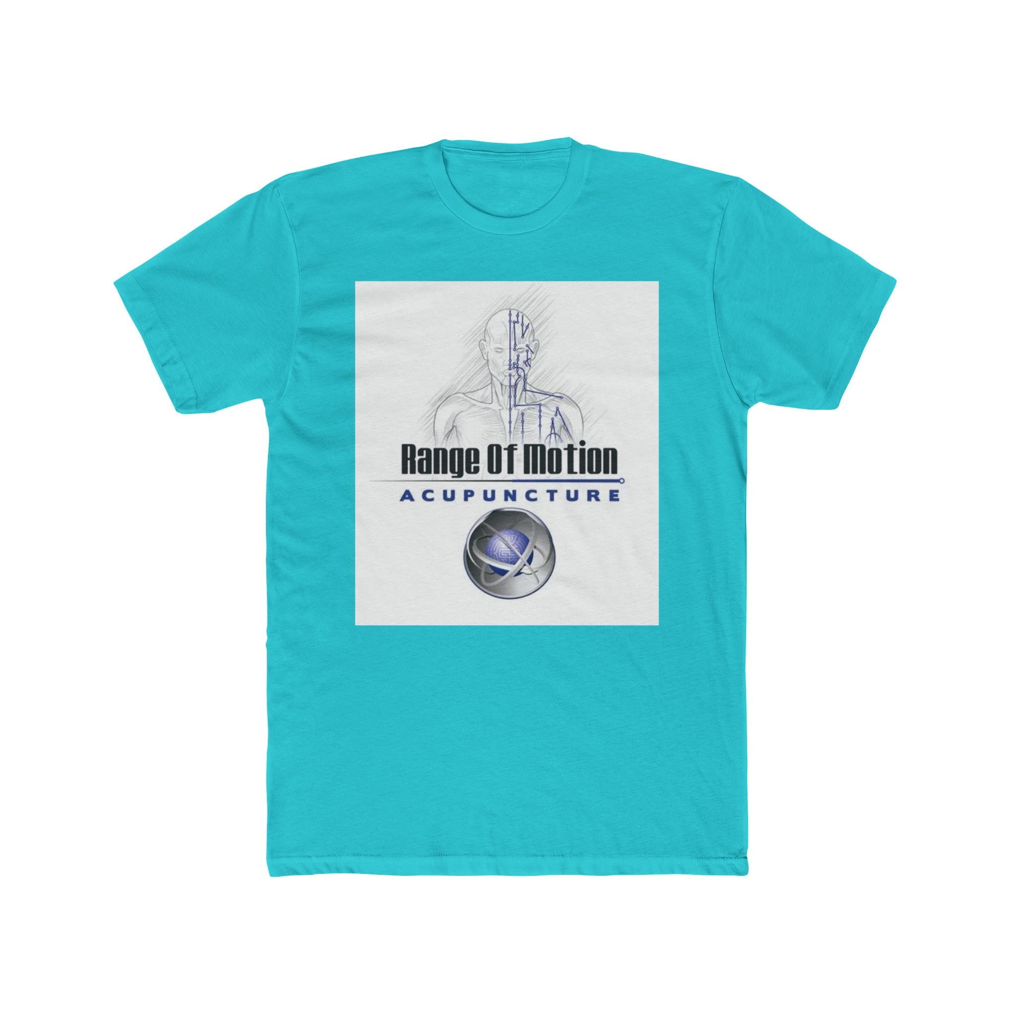 Range of Motion Acupuncture Tee — Classic Meridian Man Logo