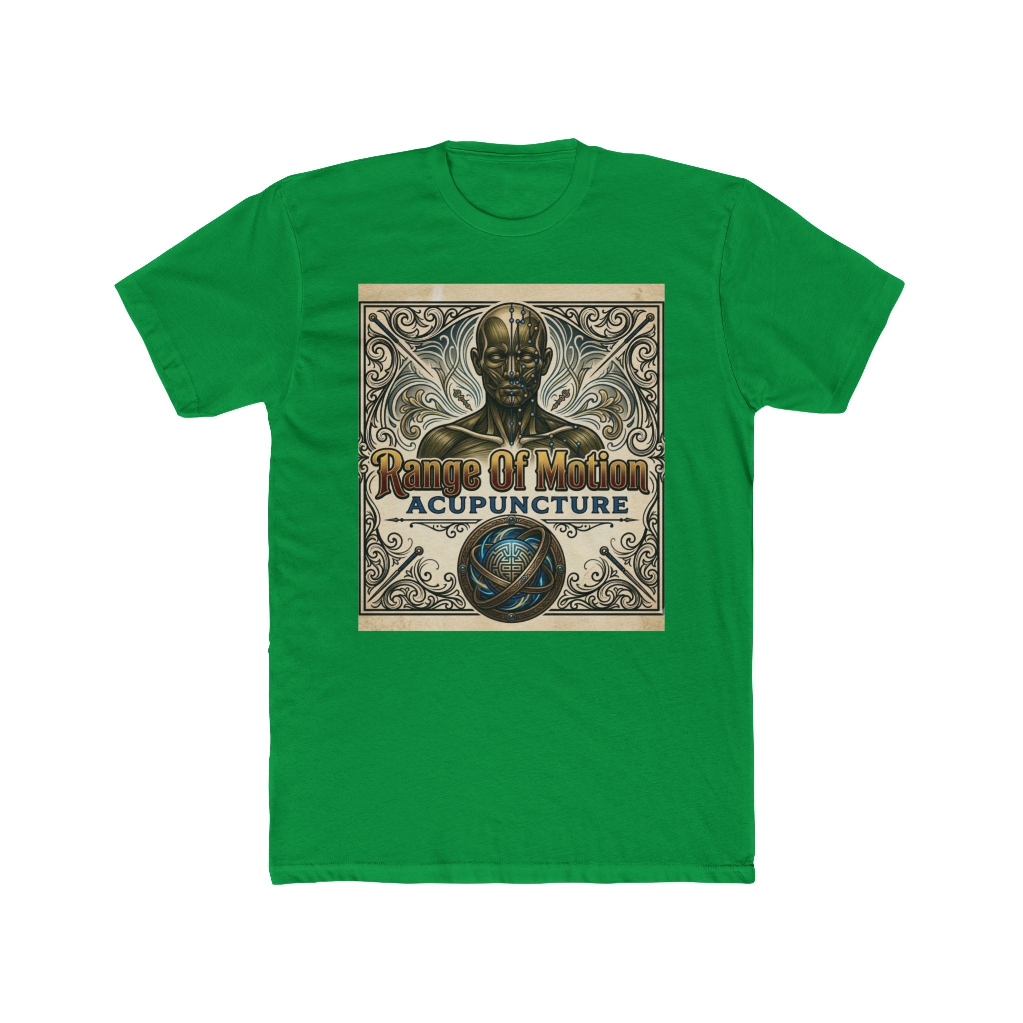 Range of Motion Acupuncture Neo-Traditional Tattoo Tee