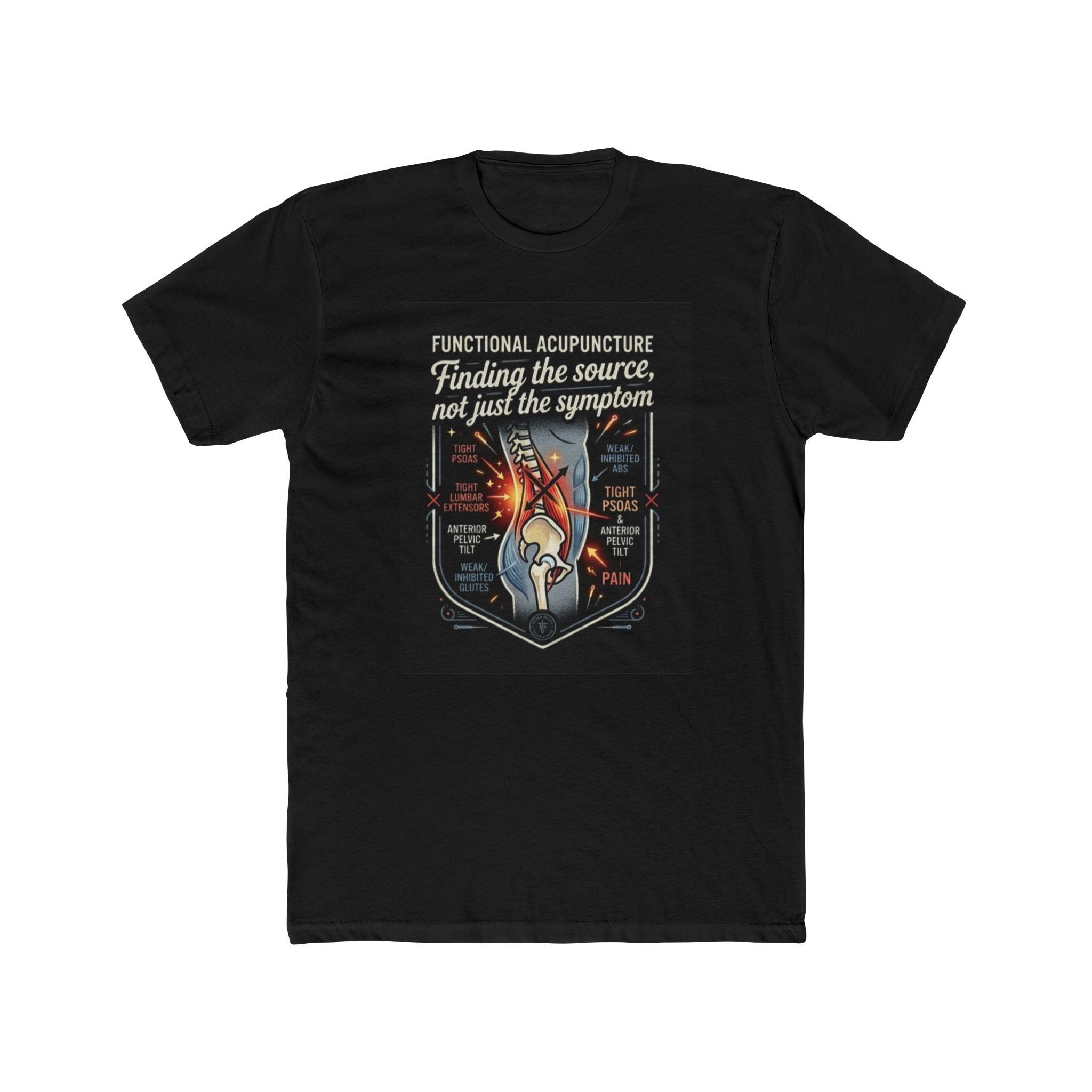 Functional Acupuncture T‑Shirt — "Finding the Source, Not Just the Symptom"
