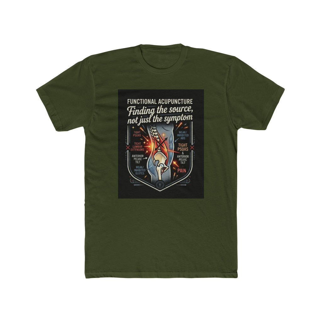 Functional Acupuncture T‑Shirt — "Finding the Source, Not Just the Symptom"