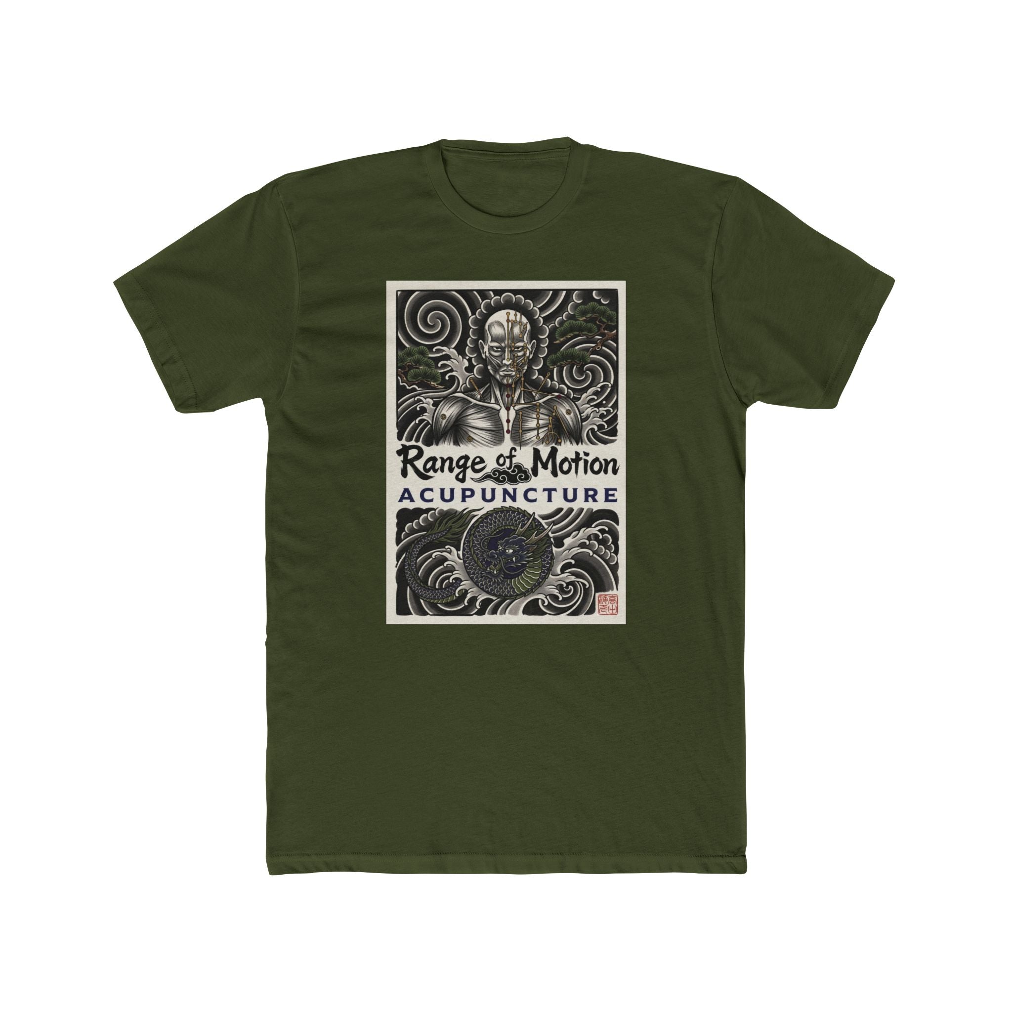 Range of Motion Acupuncture — Japanese Tattoo Art Cotton Tee