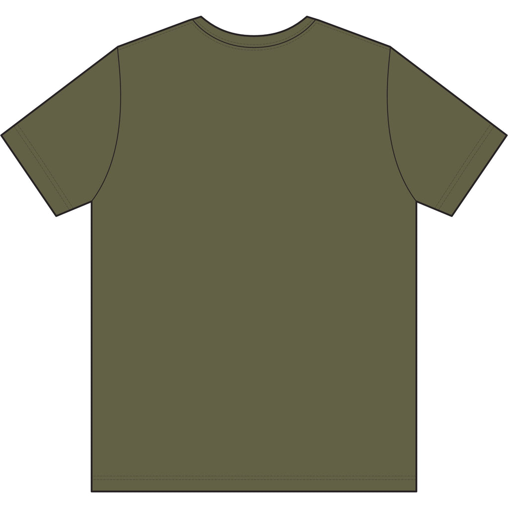 Rustic Metal Plaque Tee — "Made in the USA" Industrial Graphic Cotton Shirt