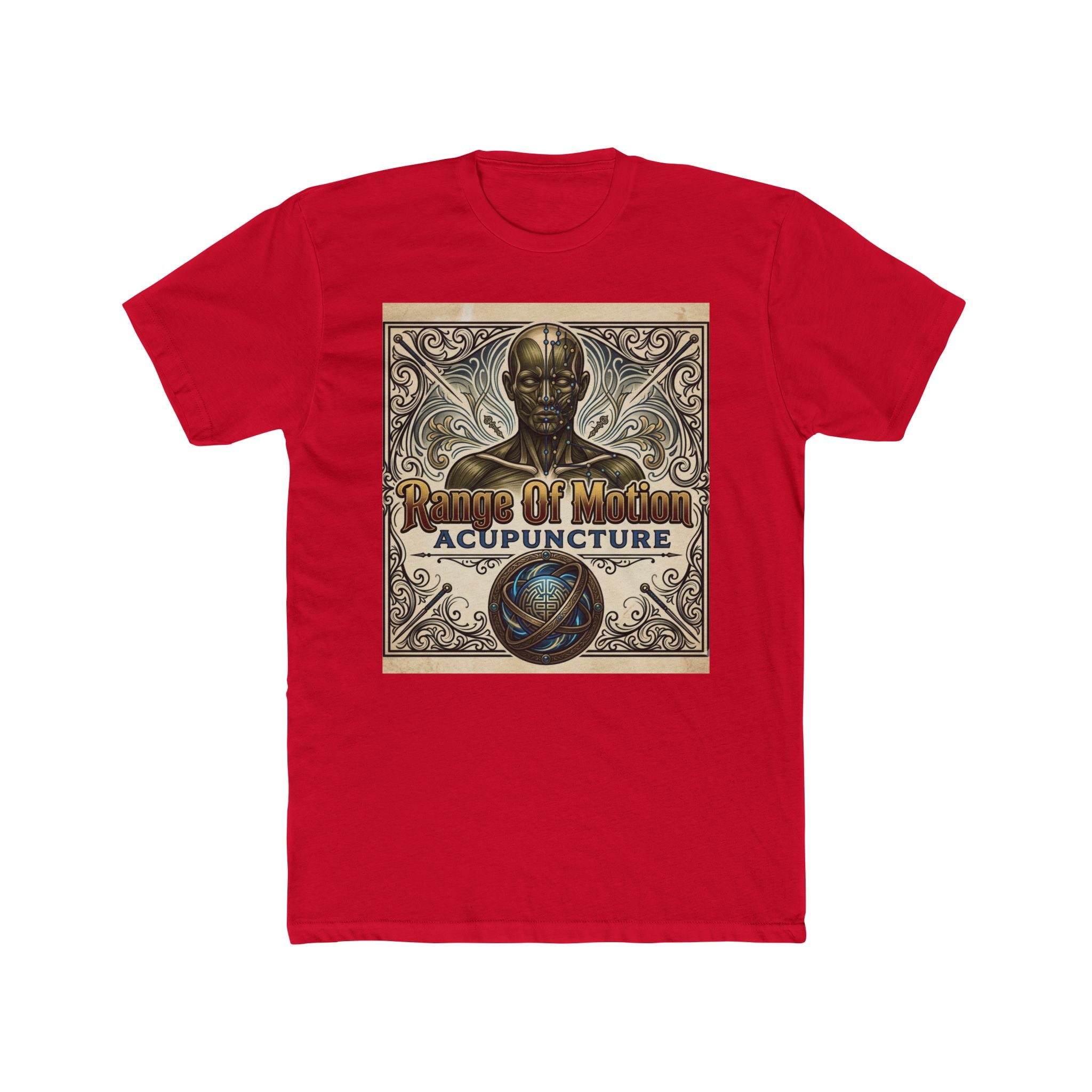 Range of Motion Acupuncture Neo-Traditional Tattoo Tee