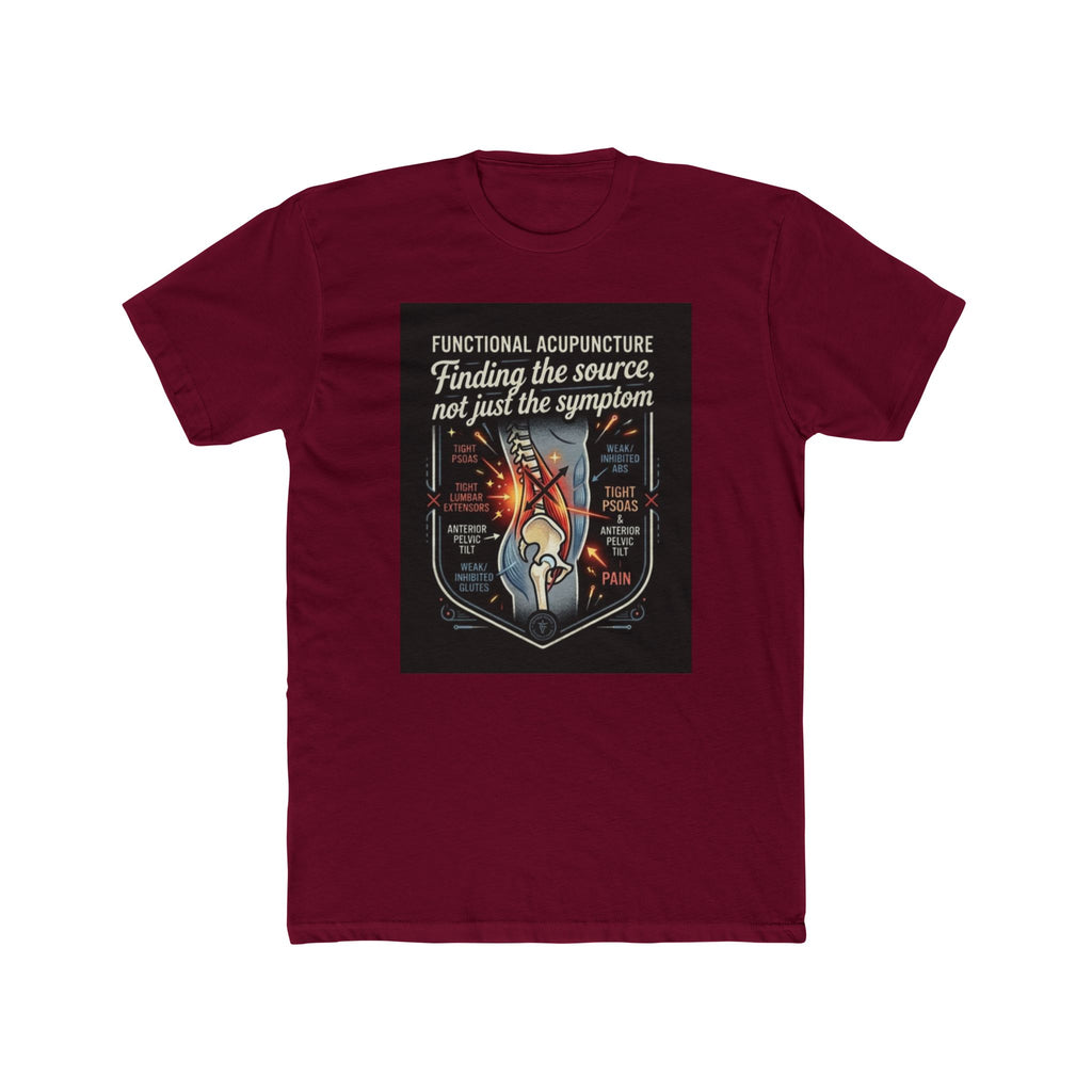 Functional Acupuncture T‑Shirt — "Finding the Source, Not Just the Symptom"