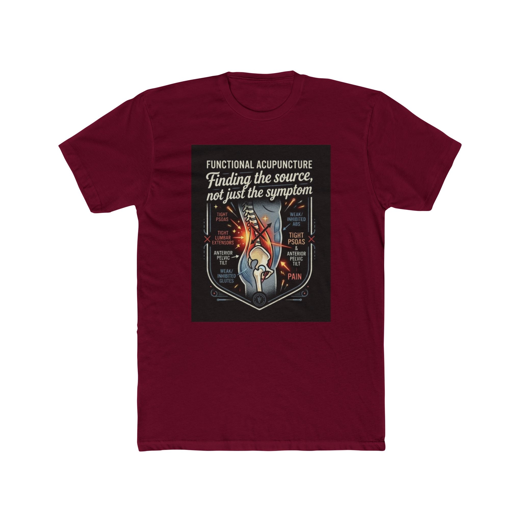 Functional Acupuncture T‑Shirt — "Finding the Source, Not Just the Symptom"