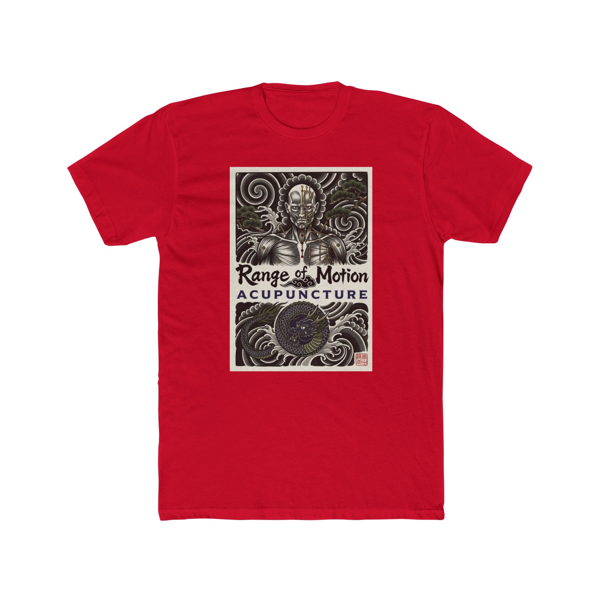 Range of Motion Acupuncture — Japanese Tattoo Art Cotton Tee