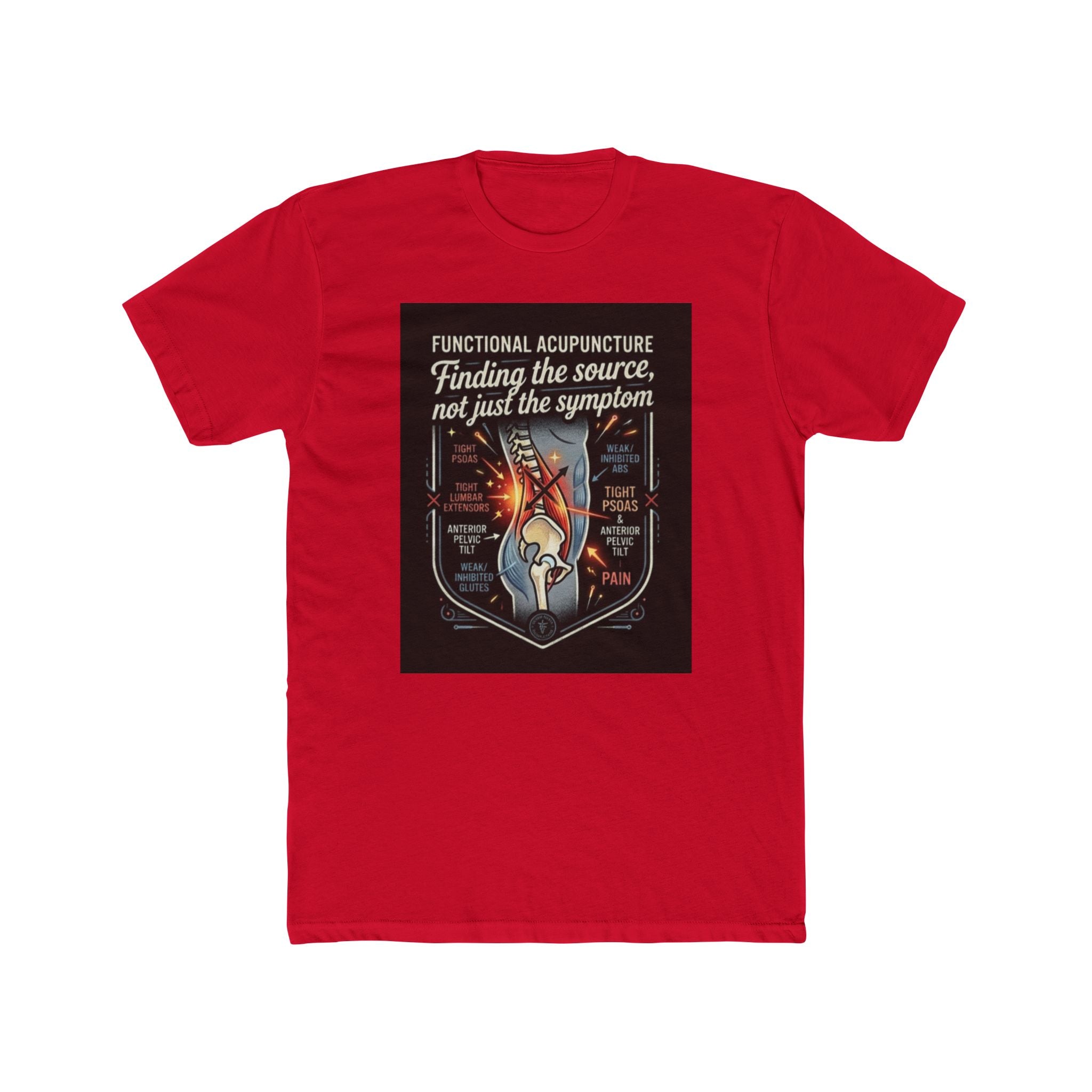 Functional Acupuncture T‑Shirt — "Finding the Source, Not Just the Symptom"