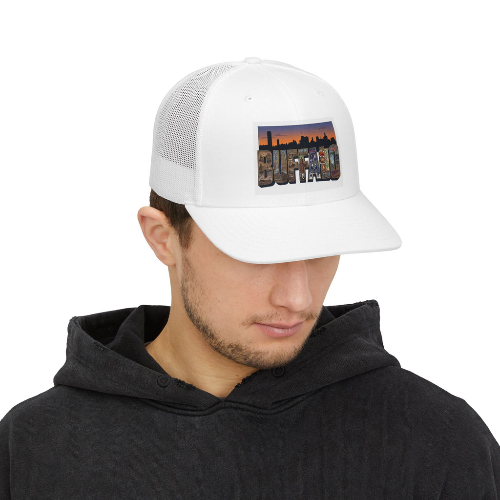 Buffalo Skyline Snapback Trucker Cap — 500 Seneca St Pride
