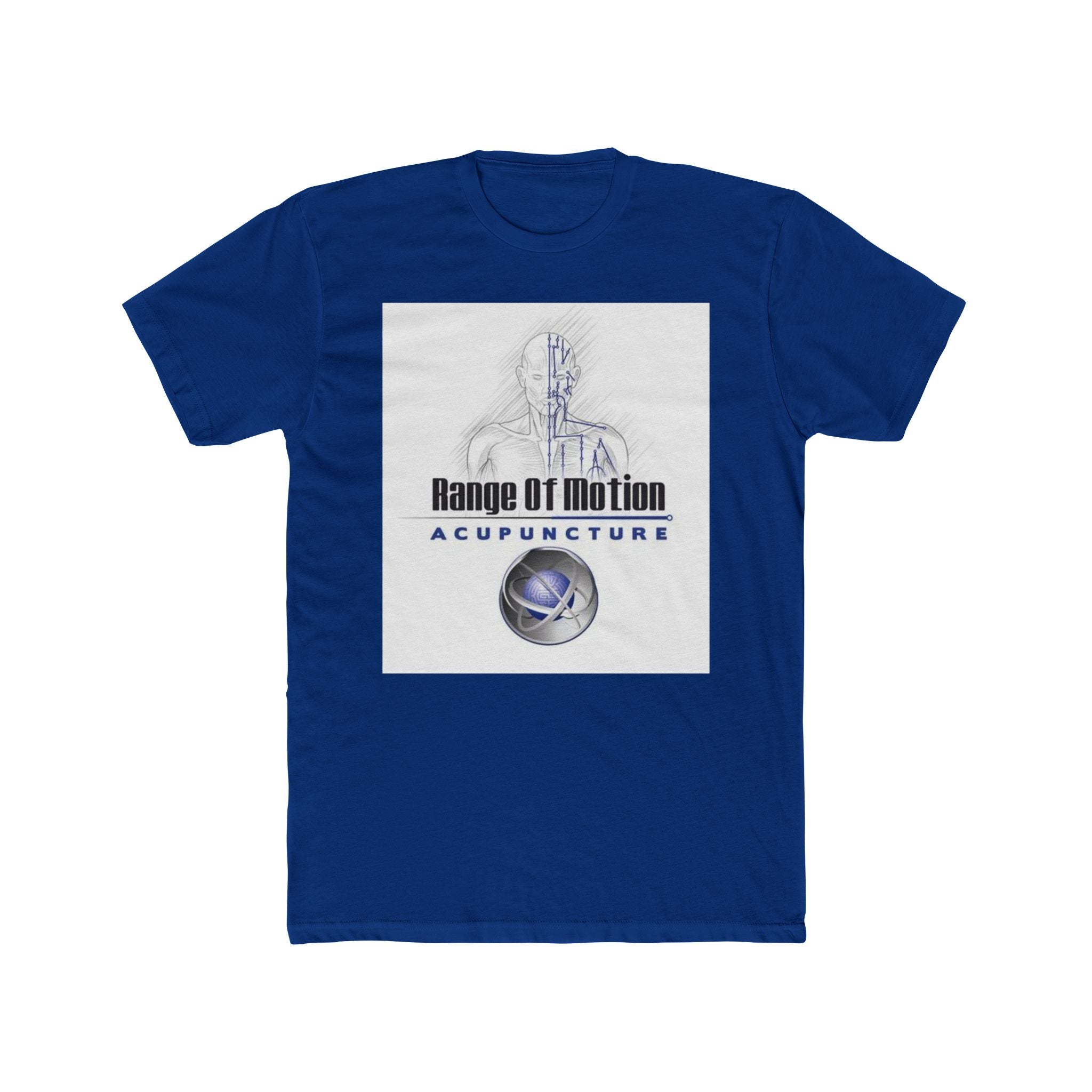 Range of Motion Acupuncture Tee — Classic Meridian Man Logo