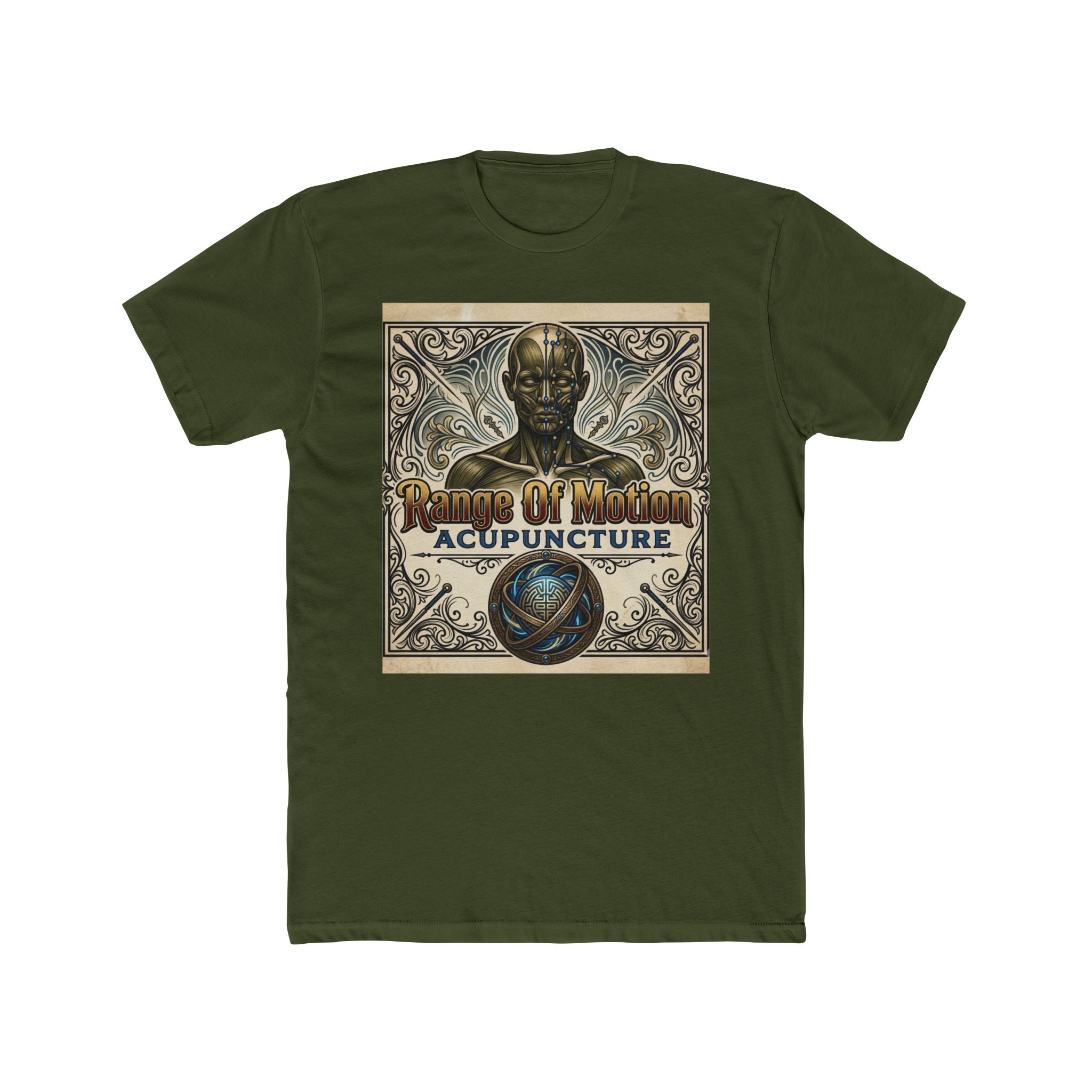 Range of Motion Acupuncture Neo-Traditional Tattoo Tee