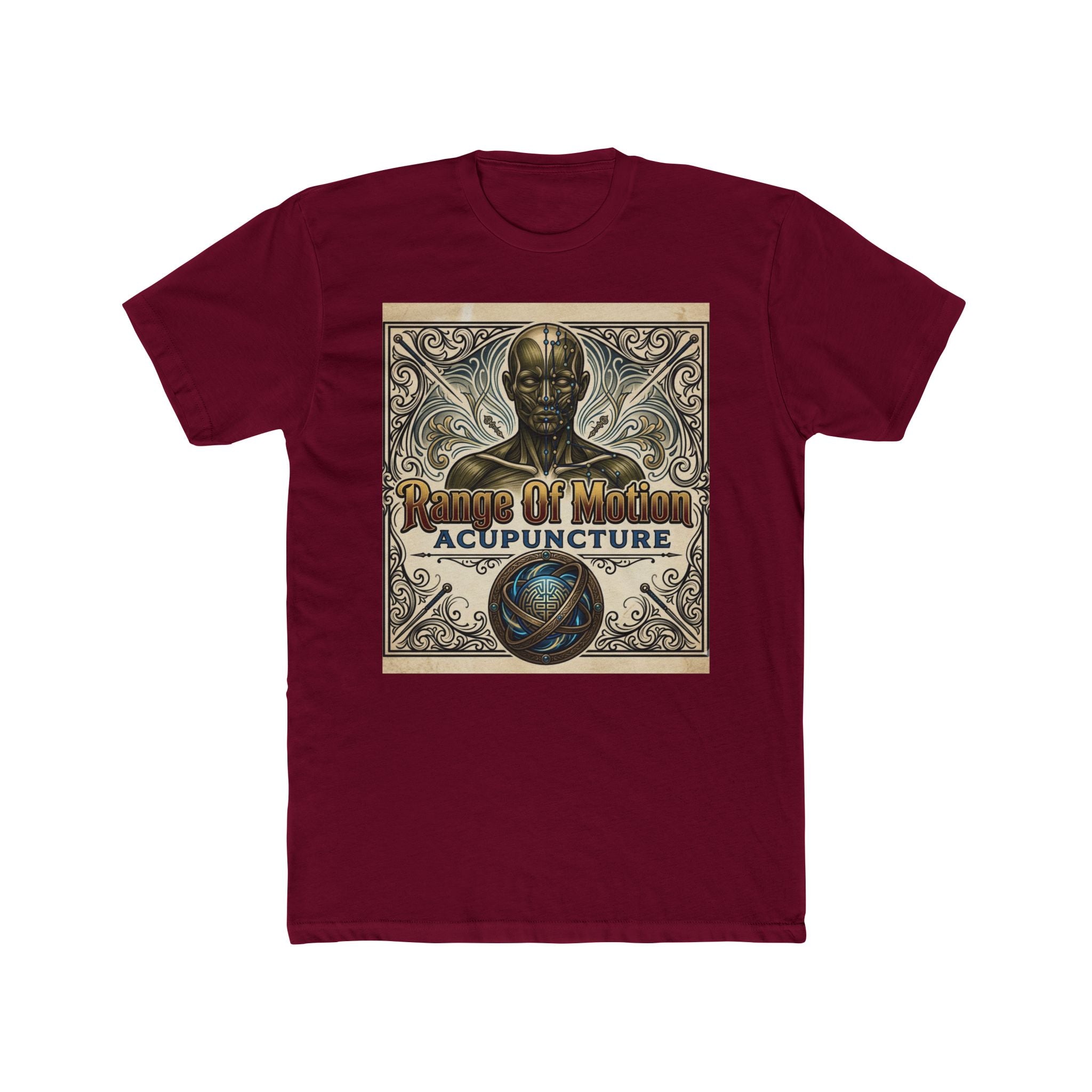 Range of Motion Acupuncture Neo-Traditional Tattoo Tee