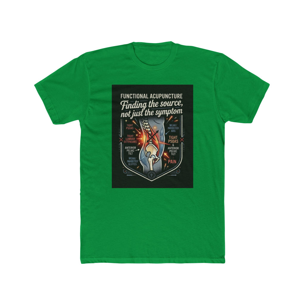 Functional Acupuncture T‑Shirt — "Finding the Source, Not Just the Symptom"
