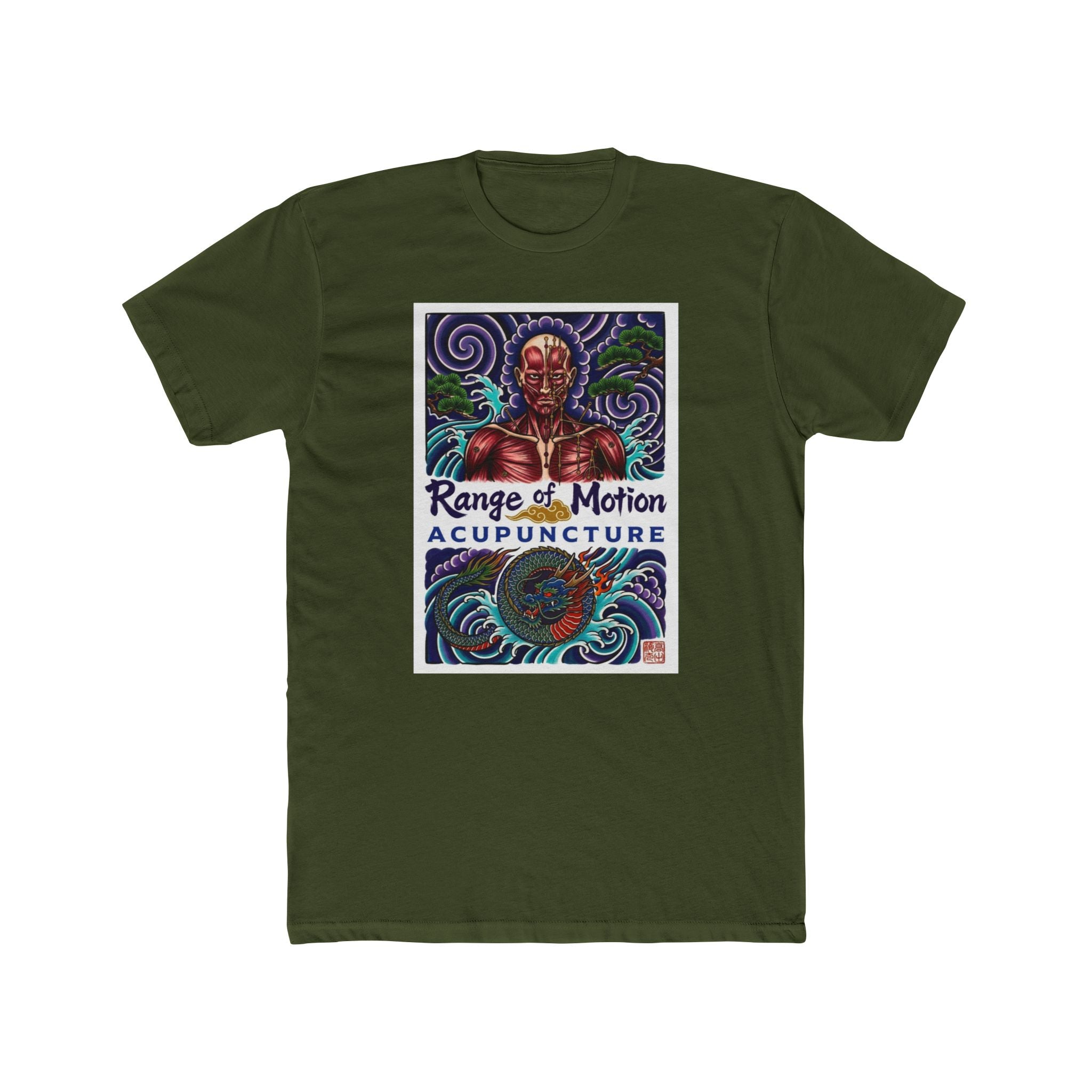 Range of Motion Acupuncture Japanese Tattoo Art Tee
