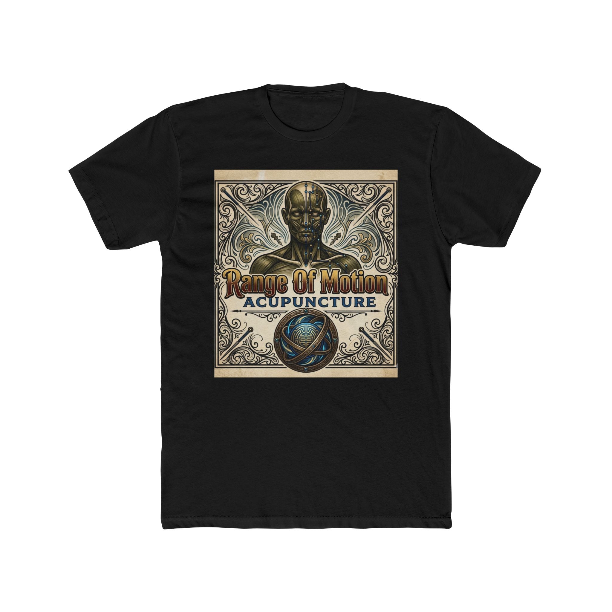 Range of Motion Acupuncture Neo-Traditional Tattoo Tee