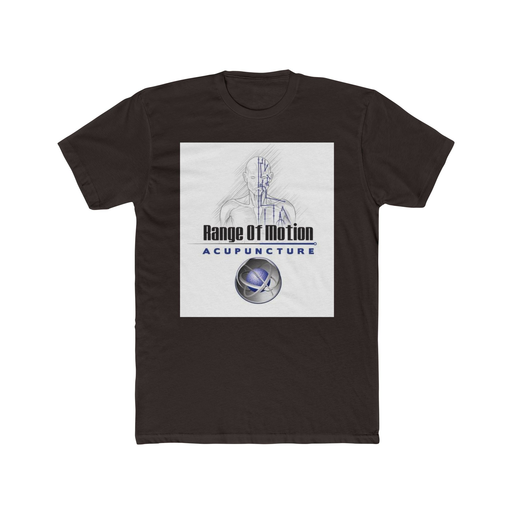 Range of Motion Acupuncture Tee — Classic Meridian Man Logo